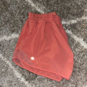 pink lululemon shorts